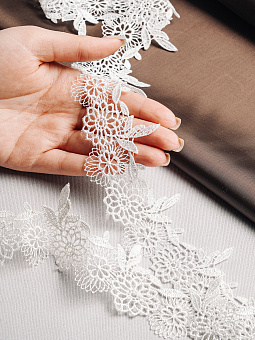 декоративная вязаная тесьма