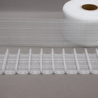 монтажная шторная лента многокарманка