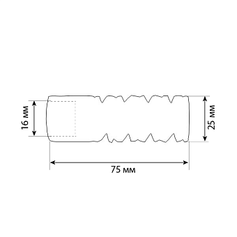наконечник для металлического карниза