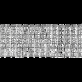 монтажная шторная лента многокарманка