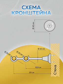 металлический карниз для штор