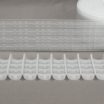 монтажная шторная лента многокарманка