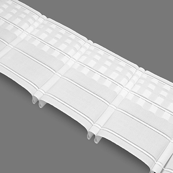 шторная лента с лучевыми групповыми складками