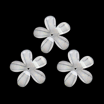 пришивное украшение из пластика