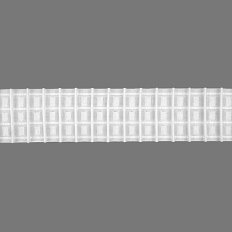 шторная лента с фиксированной карандашной сборкой