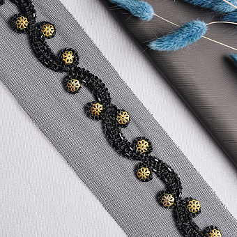 тесьма декоративная на сетке из капрона