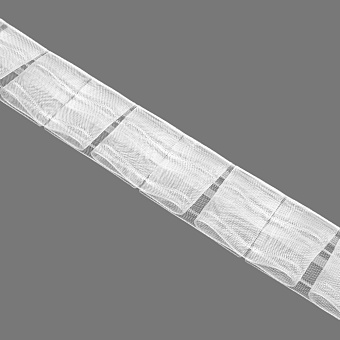 шторная лента бантовая сборка