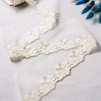 тесьма декоративная на сетке из капрона