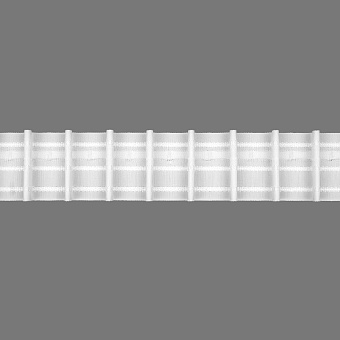 шторная лента с фиксированной карандашной сборкой