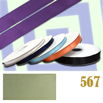 двухсторонняя атласная лента