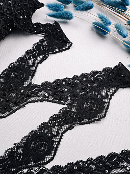 тесьма с пайетками