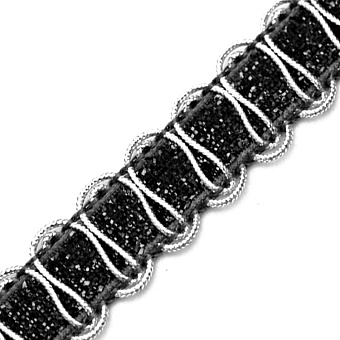 Тесьма с металлизированной нитью тесьма декоративная с металлизированной нитью