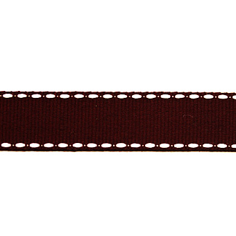 репсовая лента с отстрочкой