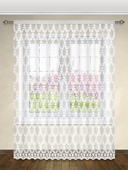 Готовая тюль комплект готовых штор тюль