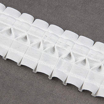 шторная лента сборки «Буфы» и «Вафельная»