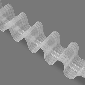 монтажная шторная лента эффект люверсов