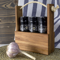 Набор специй на деревянной подставке подарочный набор специй на деревянной подставке