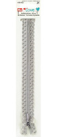 Молния 418403 Prym Love S11 декоративная потайная 40 см серебристо-серая (1уп - 1шт)