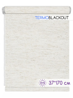 Рулонная штора LINE Termo Blackout Бежевый размер 37*170 см, солнцезащита 100% (4601000750030)