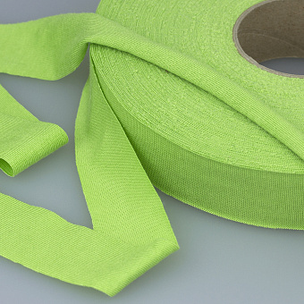 Трикотажная пряжа зеленый 30мм/100м трикотажная пряжа