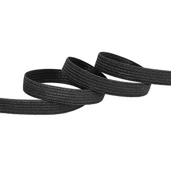 Резинка SF 3822-12 черный резинка вязаная плотная