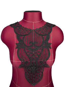 Мысик AS0306 черный декоративные мысики и пришивные воротники